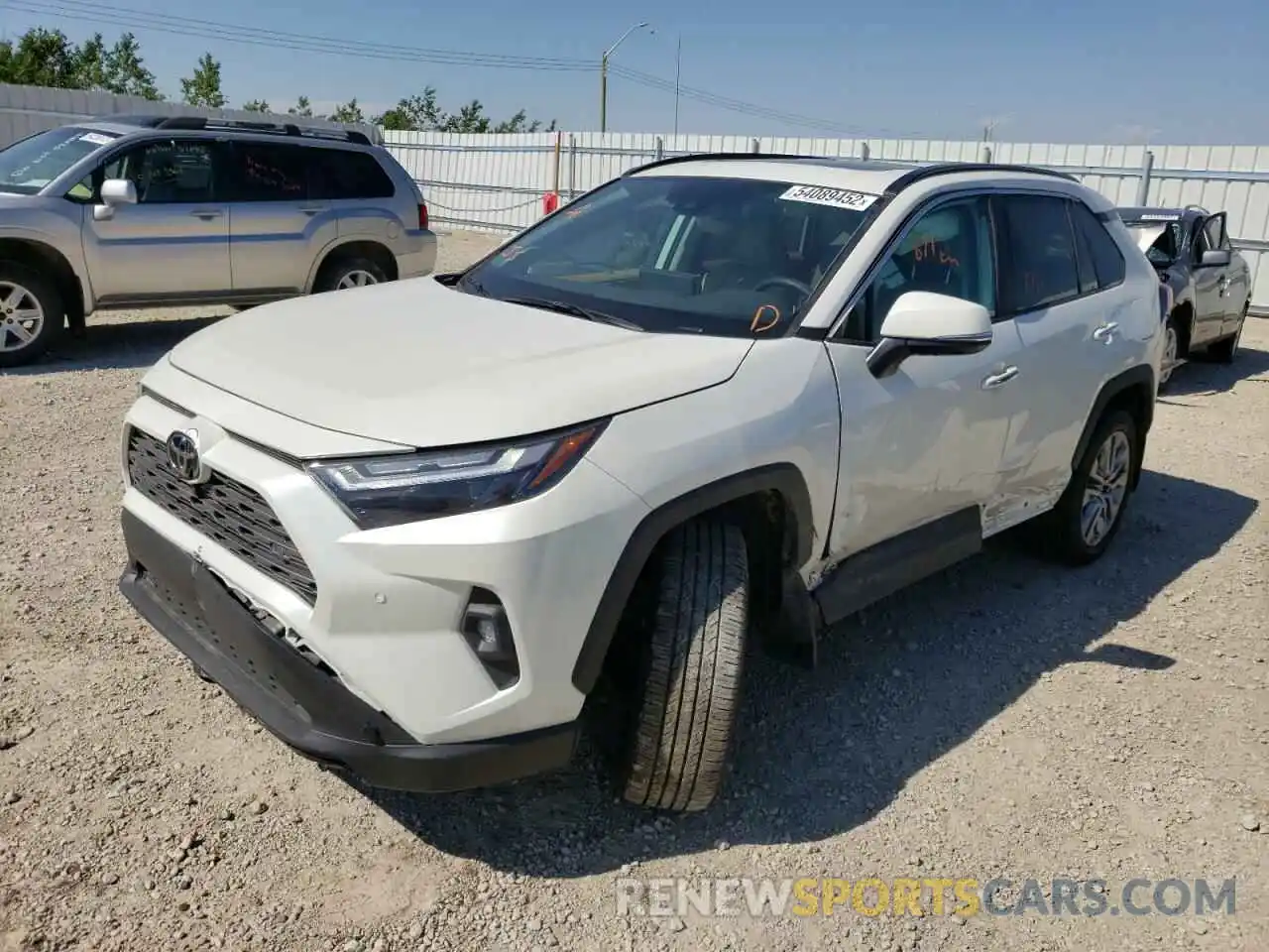 2 Photograph of a damaged car 2T3D1RFV8NW266990 TOYOTA RAV4 2022