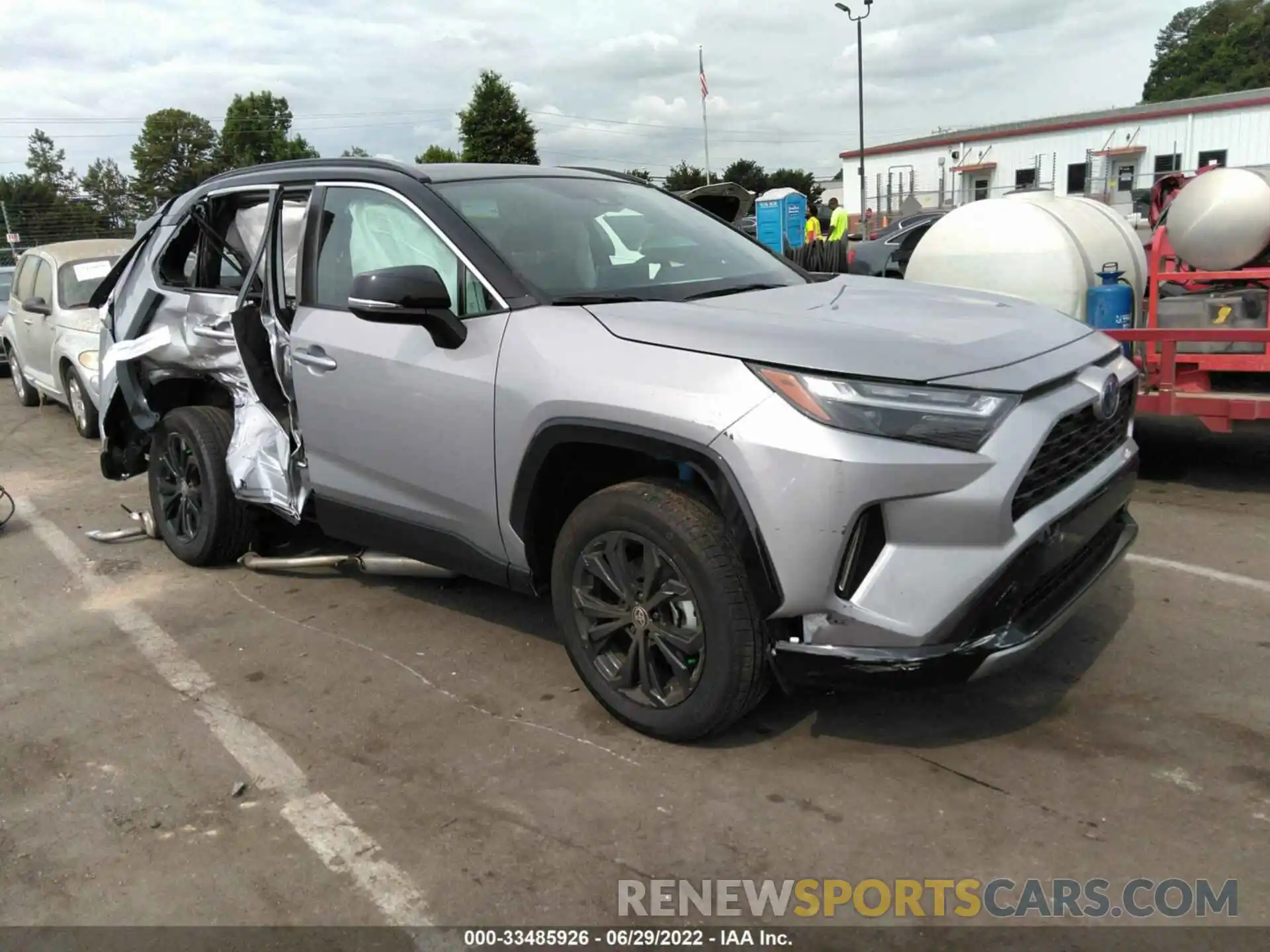 1 Фотография поврежденного автомобиля 2T3E6RFV4NW030794 TOYOTA RAV4 2022