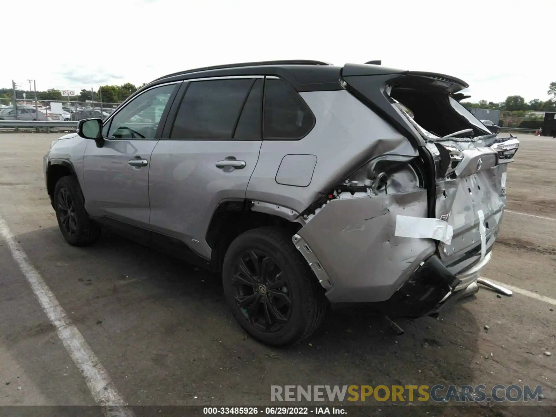 3 Photograph of a damaged car 2T3E6RFV4NW030794 TOYOTA RAV4 2022