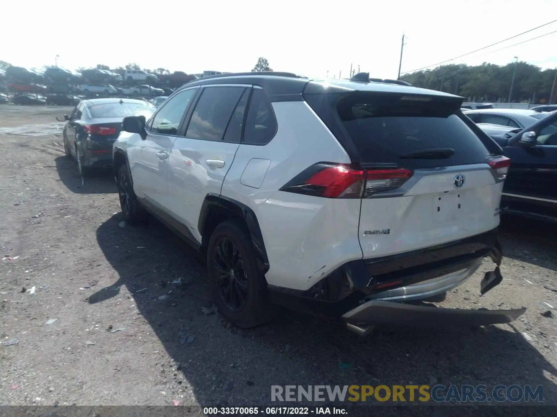 3 Photograph of a damaged car 2T3E6RFVXNW030069 TOYOTA RAV4 2022