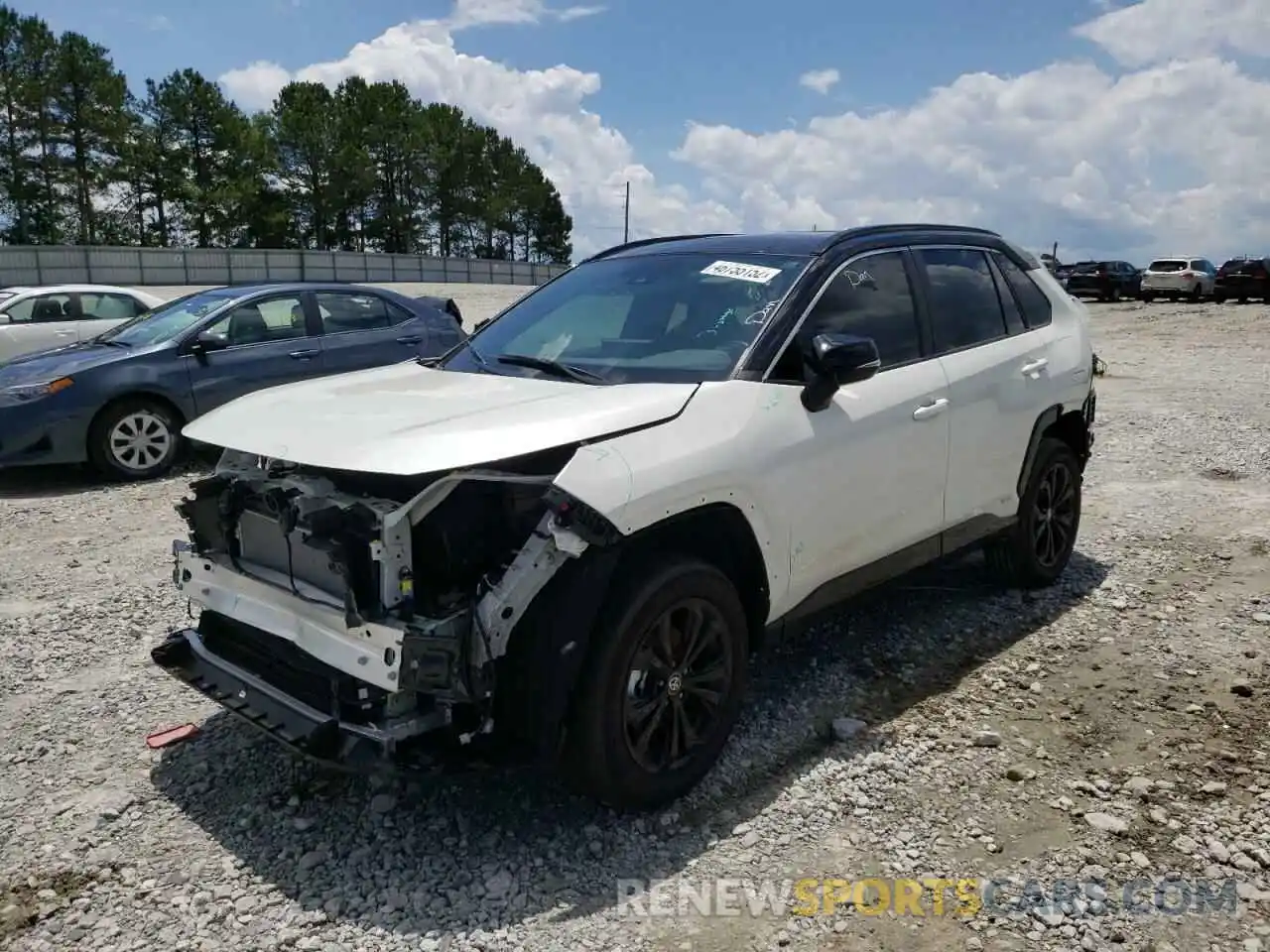 2 Photograph of a damaged car 2T3E6RFVXNW031092 TOYOTA RAV4 2022