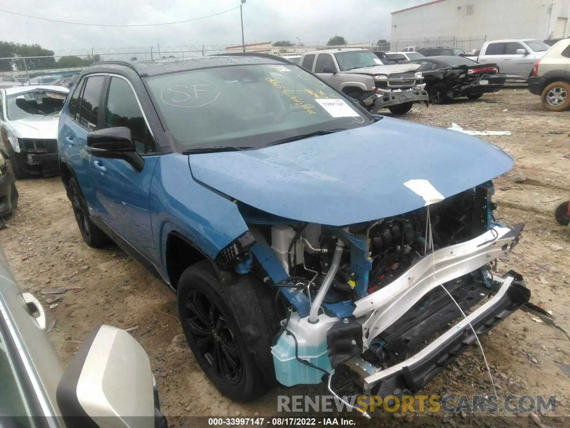 1 Photograph of a damaged car 2T3E6RFVXNW031562 TOYOTA RAV4 2022