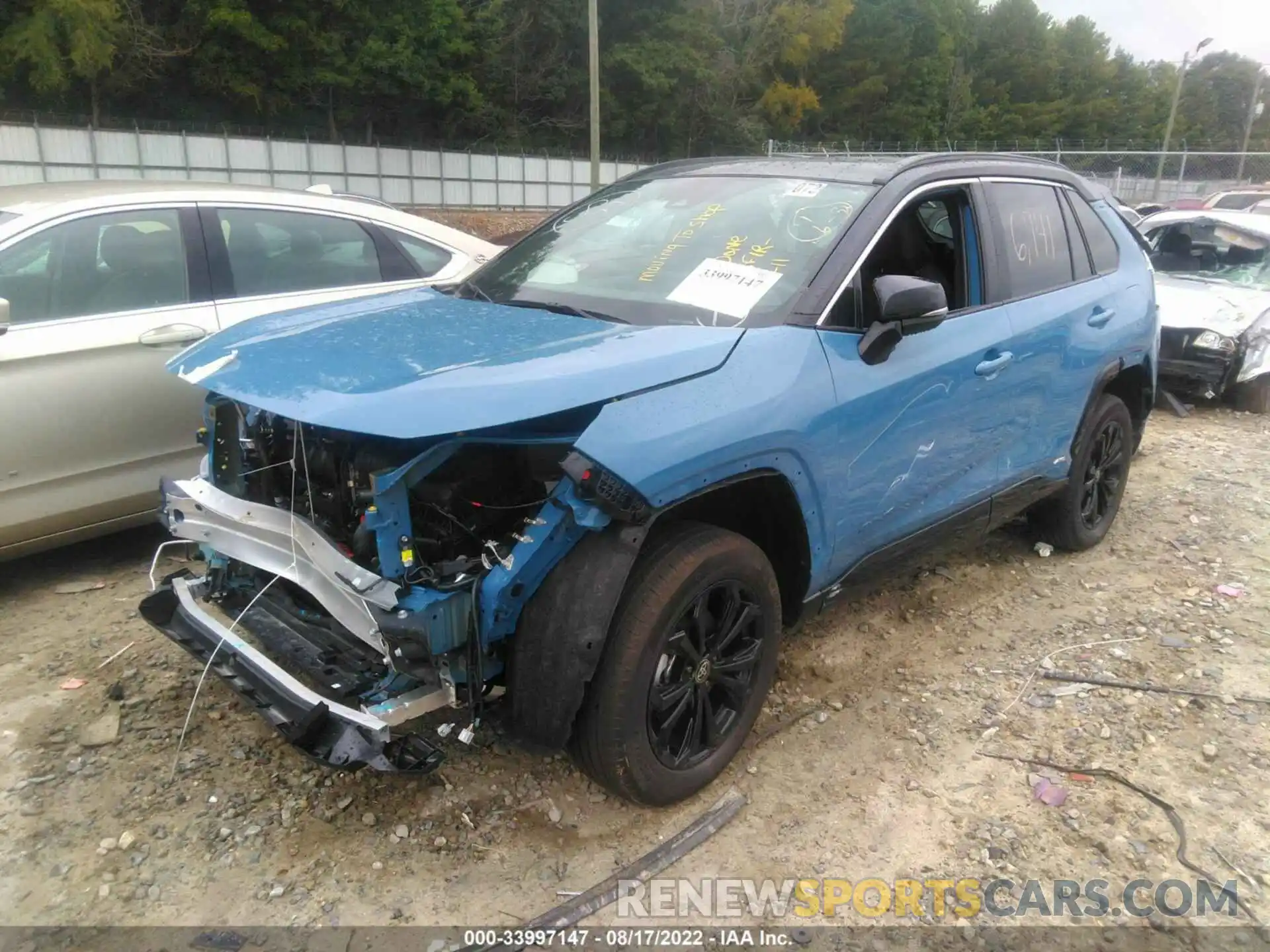 2 Photograph of a damaged car 2T3E6RFVXNW031562 TOYOTA RAV4 2022