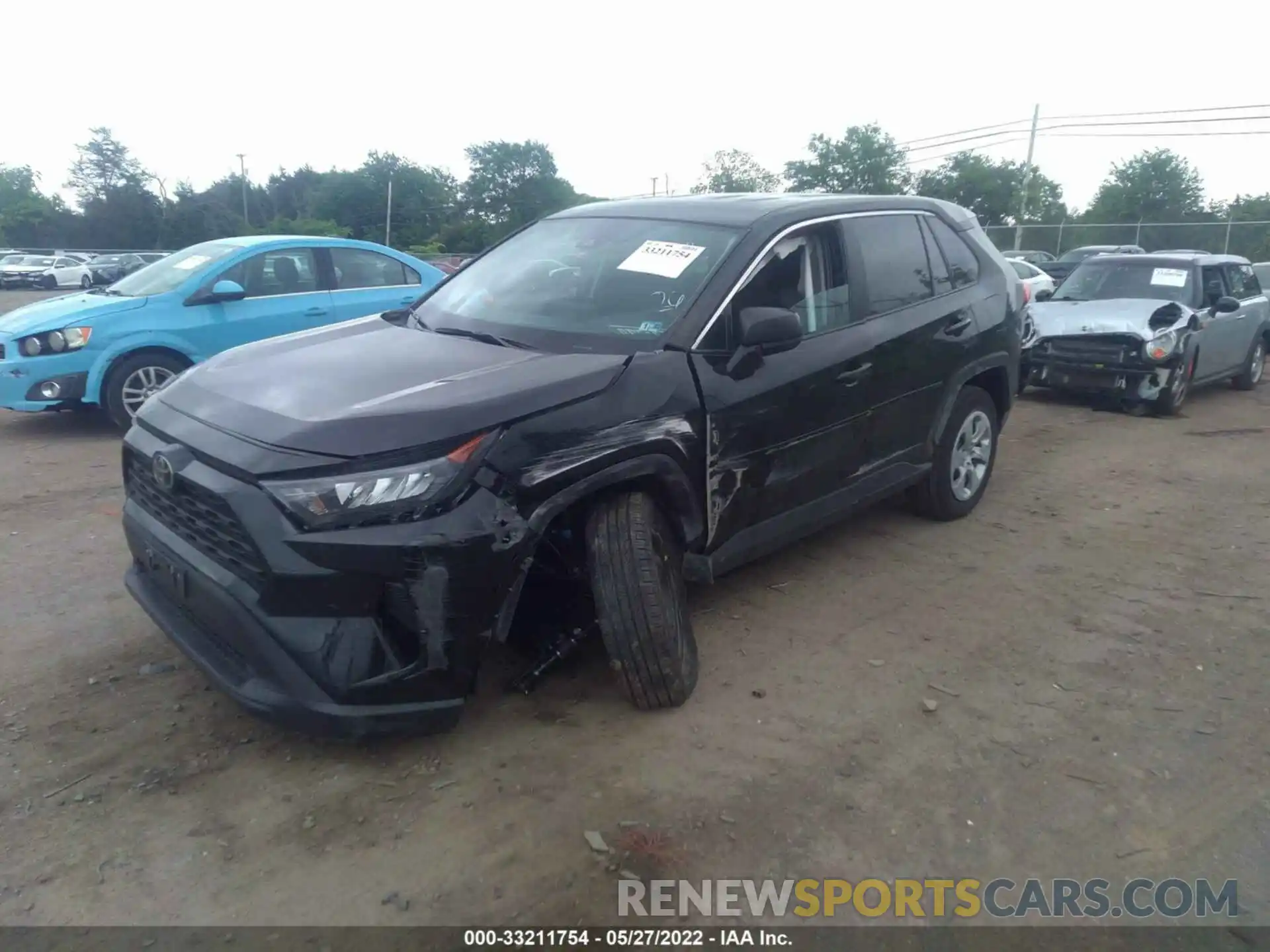 2 Photograph of a damaged car 2T3F1RFV0NC258800 TOYOTA RAV4 2022