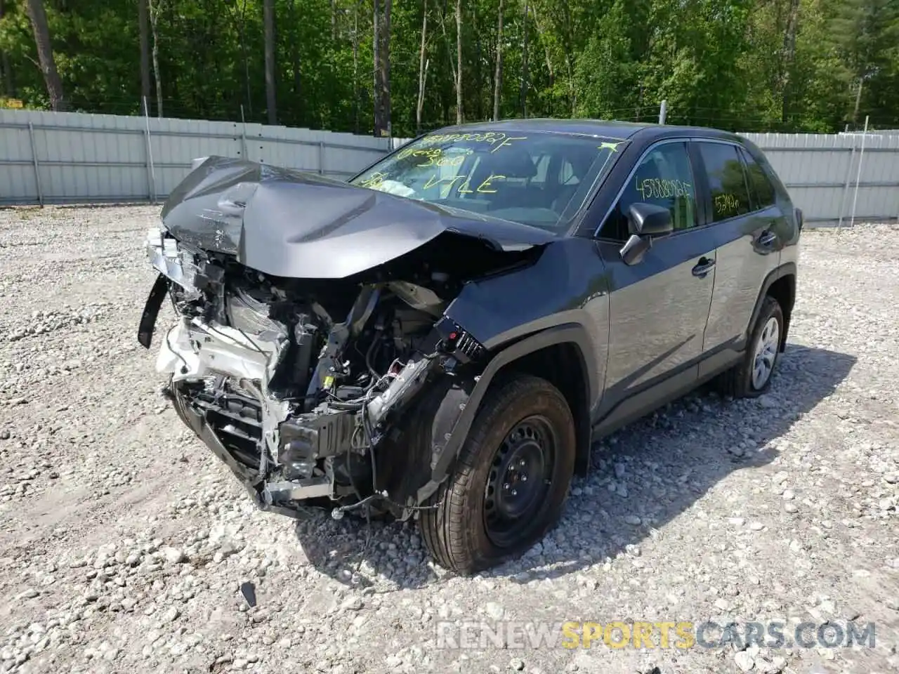 2 Photograph of a damaged car 2T3F1RFV0NC259445 TOYOTA RAV4 2022