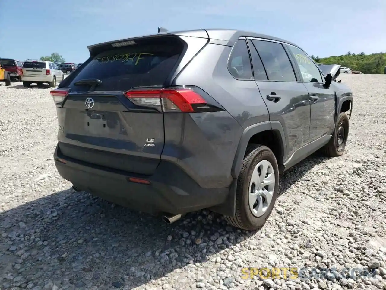 4 Photograph of a damaged car 2T3F1RFV0NC259445 TOYOTA RAV4 2022