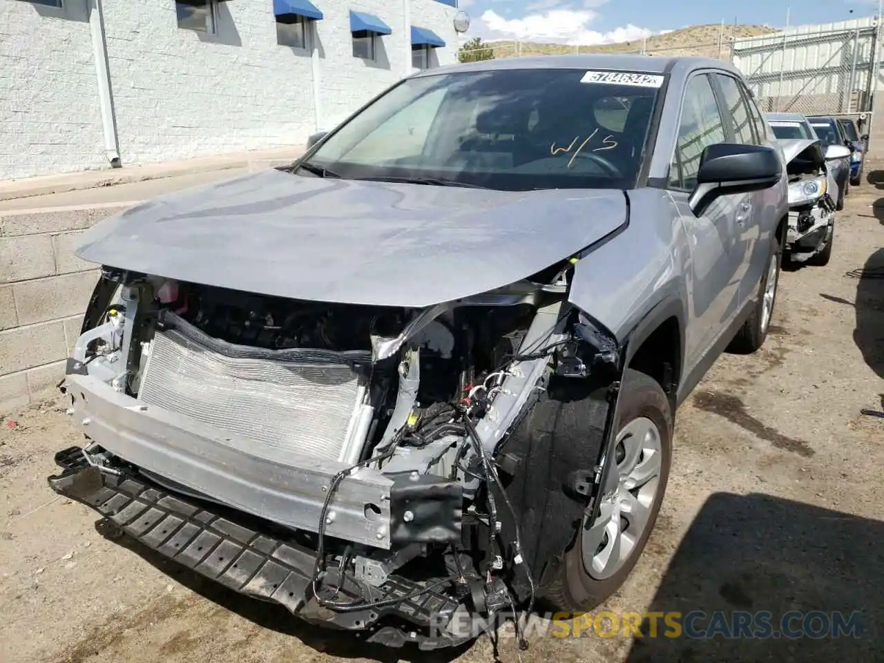 2 Photograph of a damaged car 2T3F1RFV1NC264895 TOYOTA RAV4 2022