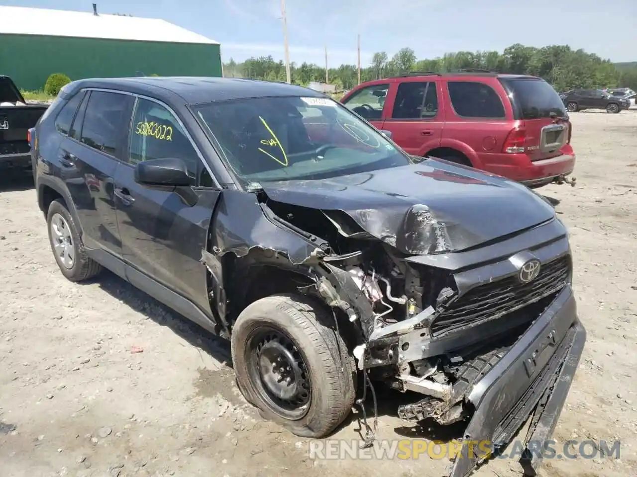 1 Photograph of a damaged car 2T3F1RFV2NC263058 TOYOTA RAV4 2022