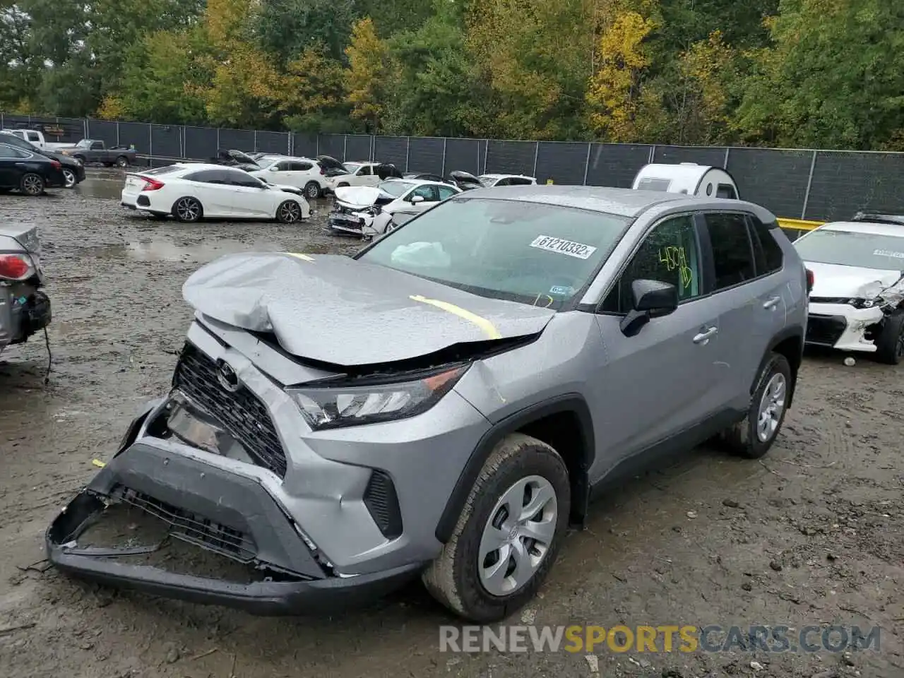 2 Photograph of a damaged car 2T3F1RFV2NC290745 TOYOTA RAV4 2022