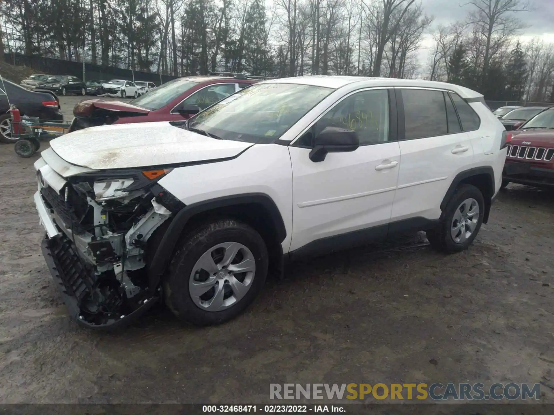 2 Photograph of a damaged car 2T3F1RFV3NC259567 TOYOTA RAV4 2022