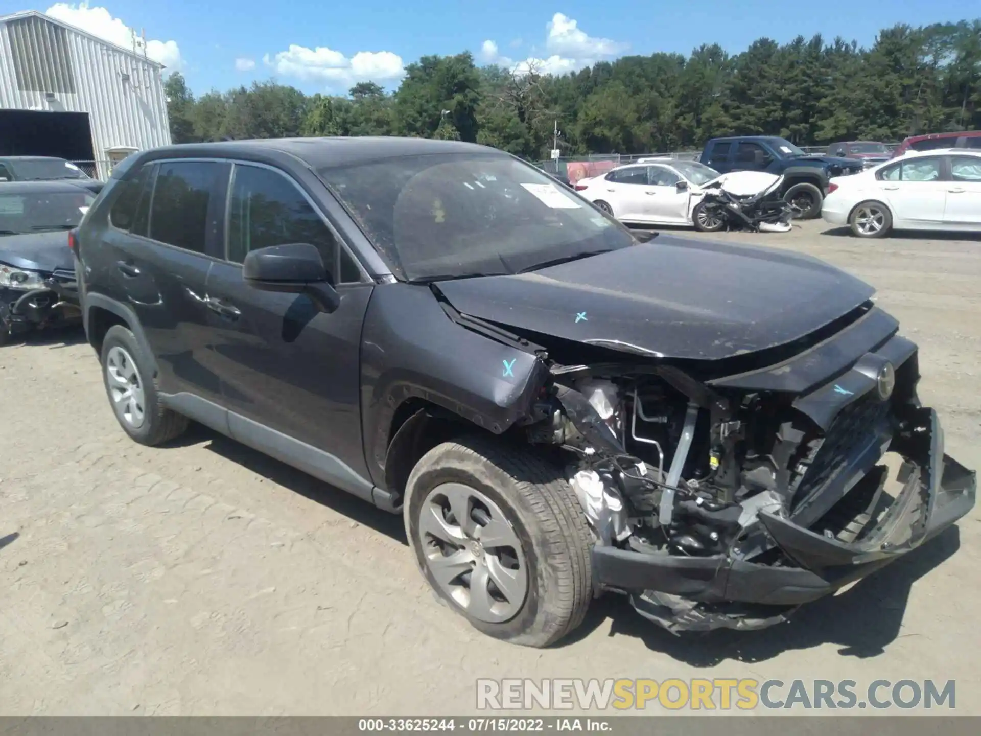 1 Photograph of a damaged car 2T3F1RFV3NC267300 TOYOTA RAV4 2022