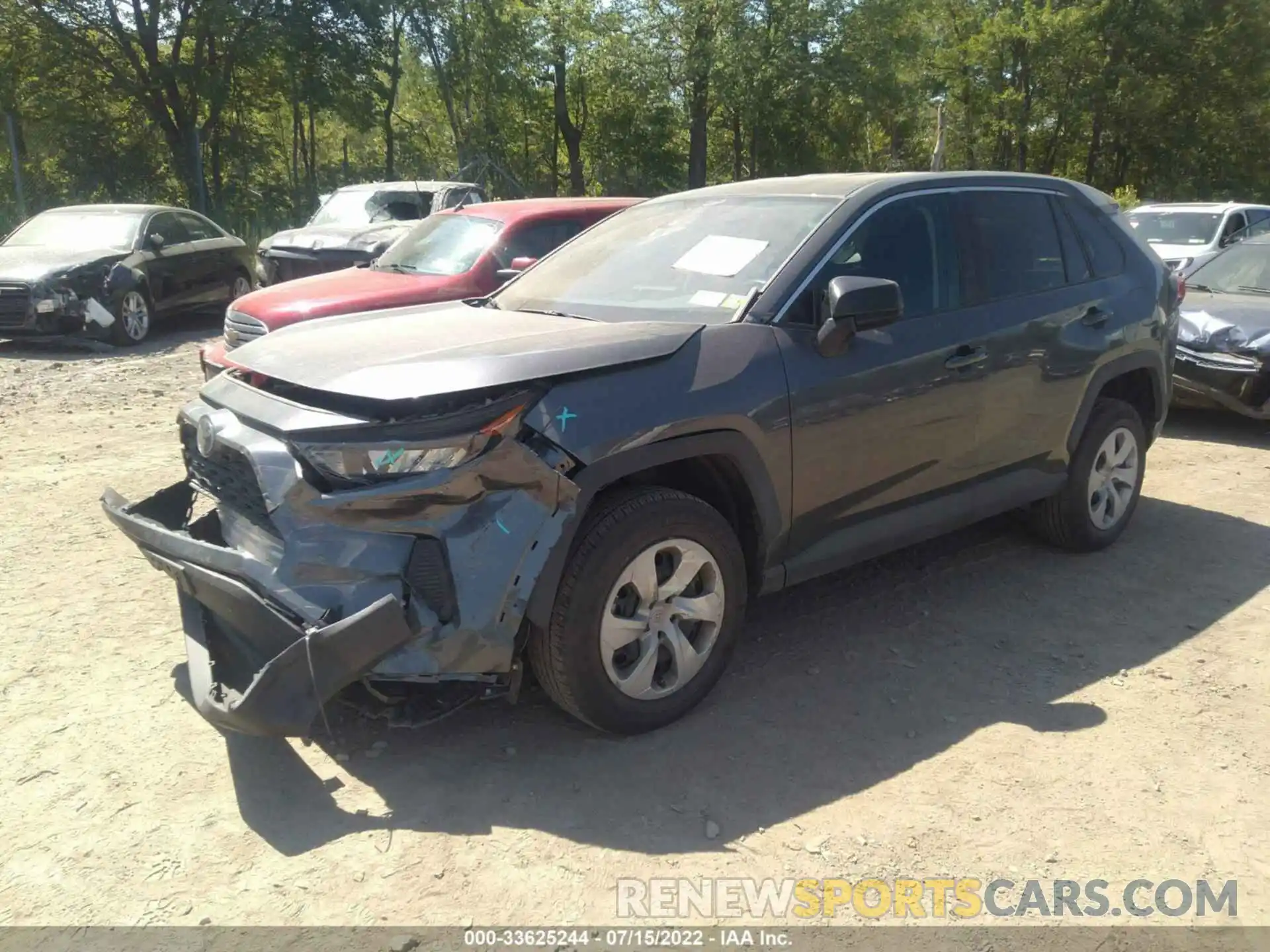 2 Photograph of a damaged car 2T3F1RFV3NC267300 TOYOTA RAV4 2022