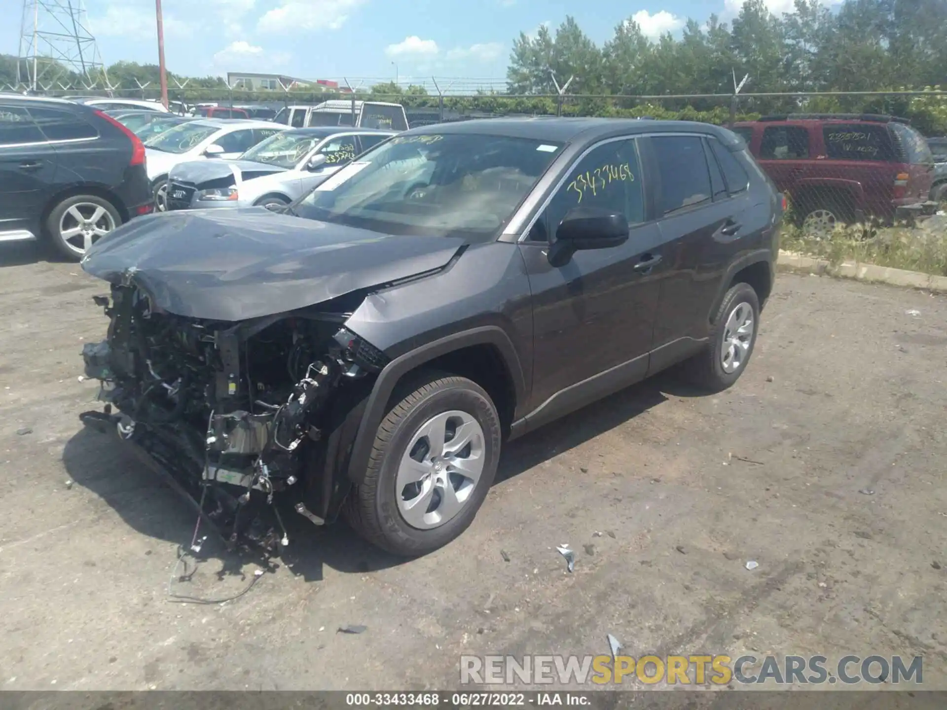 2 Photograph of a damaged car 2T3F1RFV3NC275560 TOYOTA RAV4 2022