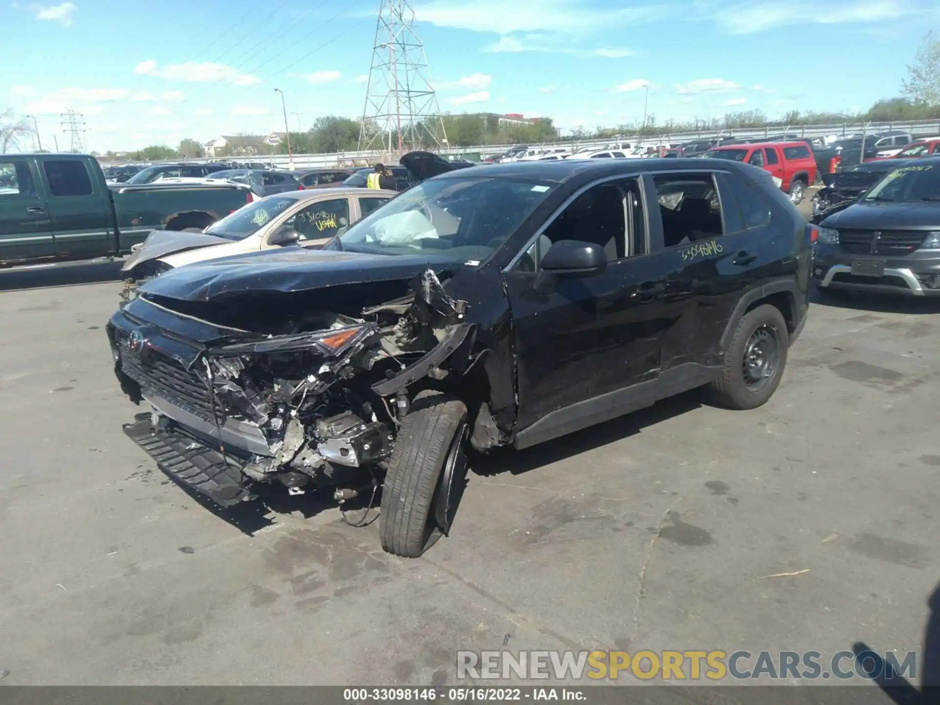 2 Photograph of a damaged car 2T3F1RFV4NC260579 TOYOTA RAV4 2022