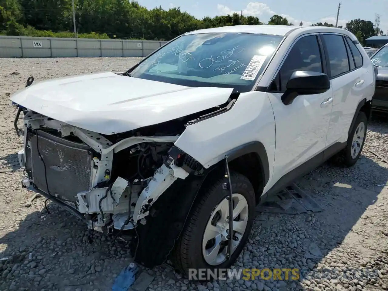 2 Photograph of a damaged car 2T3F1RFV4NC284655 TOYOTA RAV4 2022