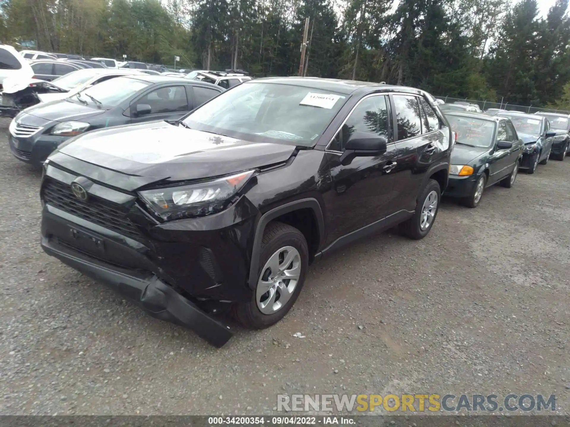 2 Photograph of a damaged car 2T3F1RFV4NW276070 TOYOTA RAV4 2022