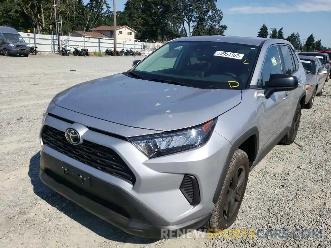 2 Photograph of a damaged car 2T3F1RFV5NC266567 TOYOTA RAV4 2022