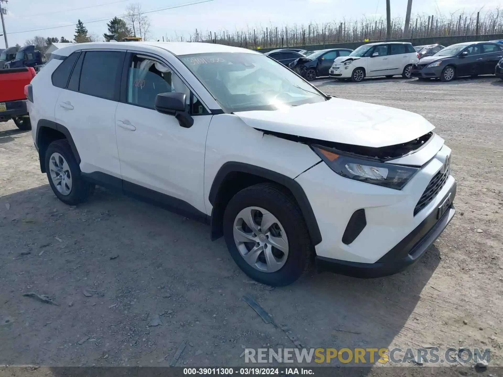 1 Photograph of a damaged car 2T3F1RFV5NW273839 TOYOTA RAV4 2022