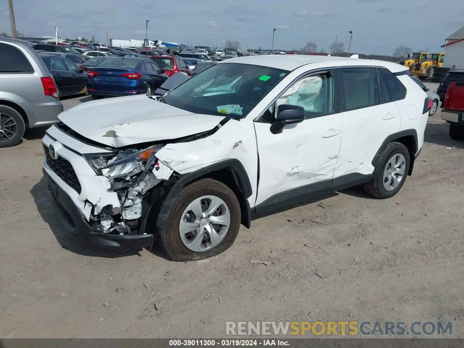 2 Photograph of a damaged car 2T3F1RFV5NW273839 TOYOTA RAV4 2022