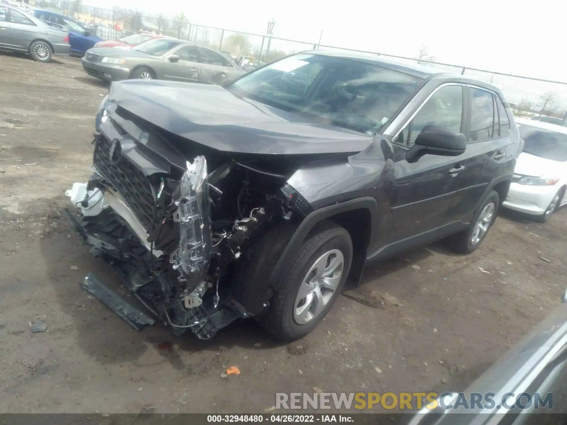 2 Фотография поврежденного автомобиля 2T3F1RFV7NC268966 TOYOTA RAV4 2022