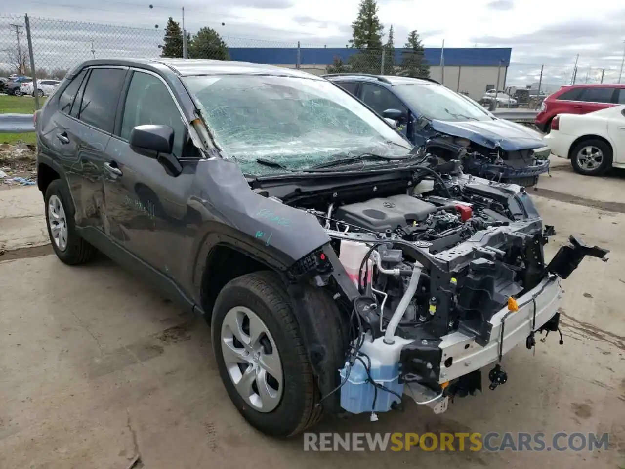 1 Photograph of a damaged car 2T3F1RFV7NW252166 TOYOTA RAV4 2022