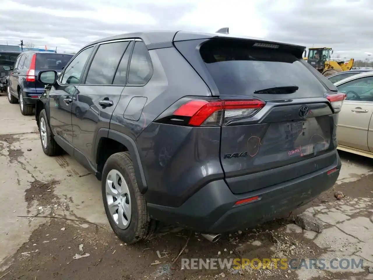 3 Фотография поврежденного автомобиля 2T3F1RFV7NW252166 TOYOTA RAV4 2022