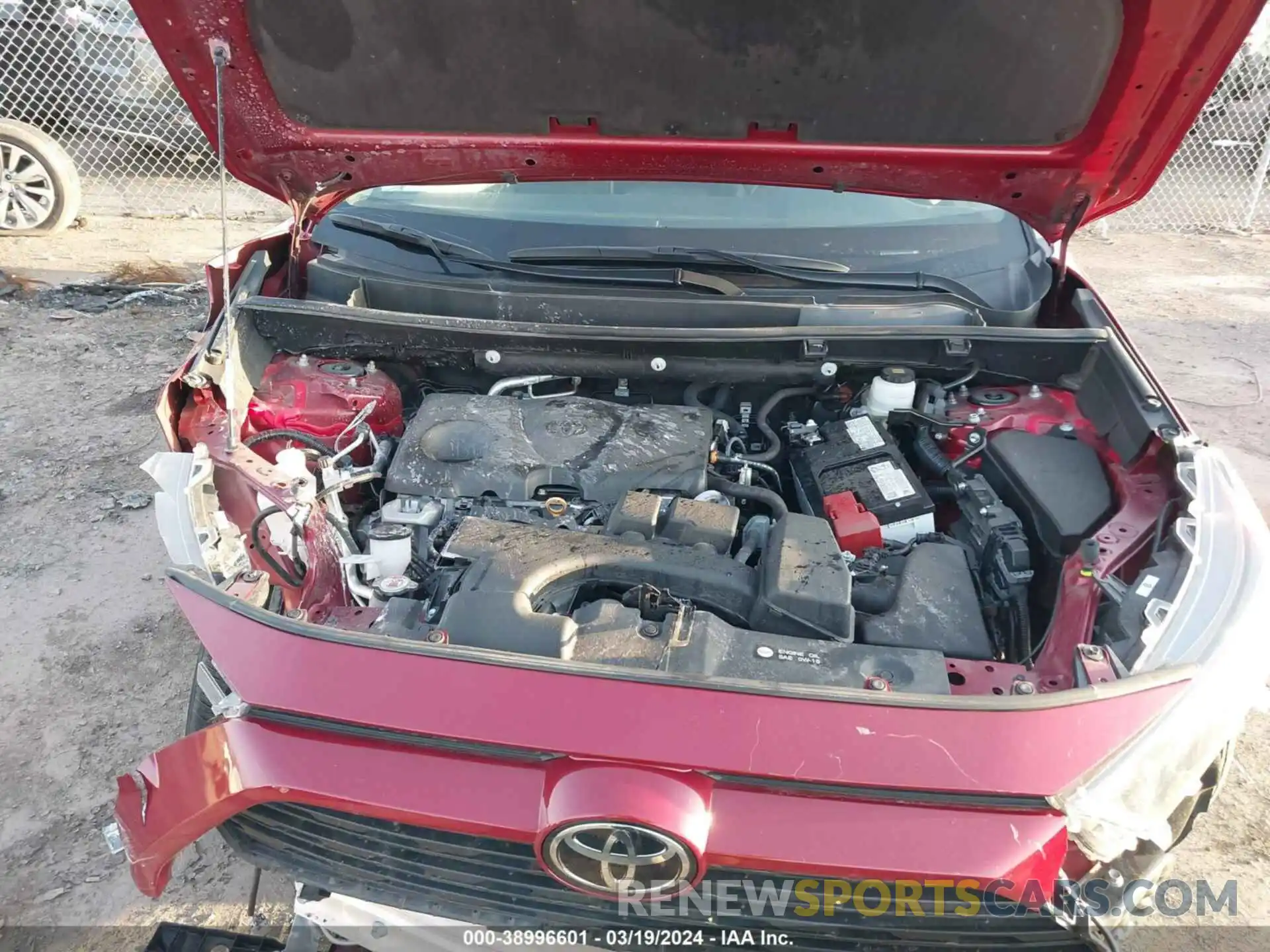 10 Photograph of a damaged car 2T3F1RFV7NW260428 TOYOTA RAV4 2022