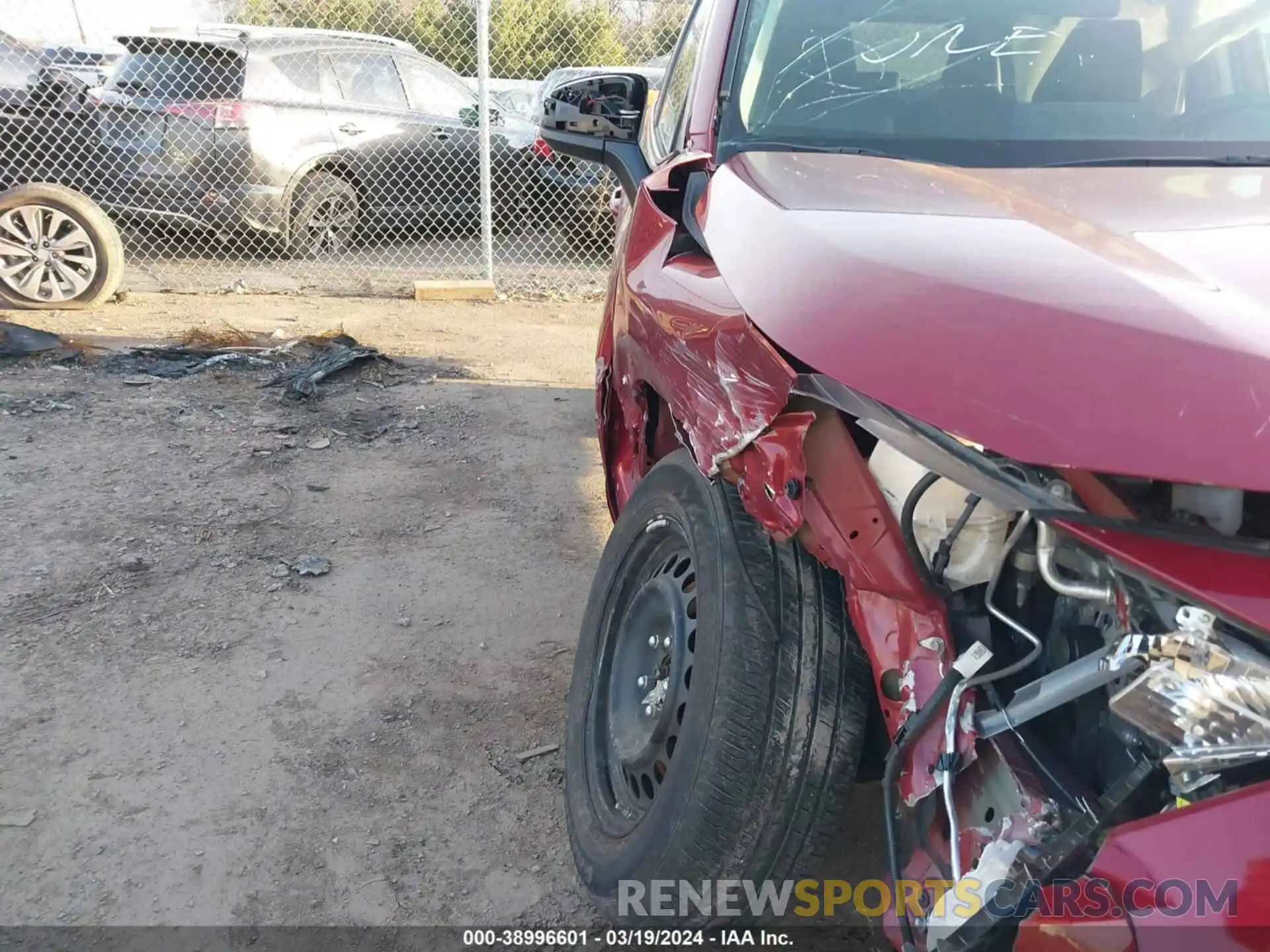 19 Photograph of a damaged car 2T3F1RFV7NW260428 TOYOTA RAV4 2022