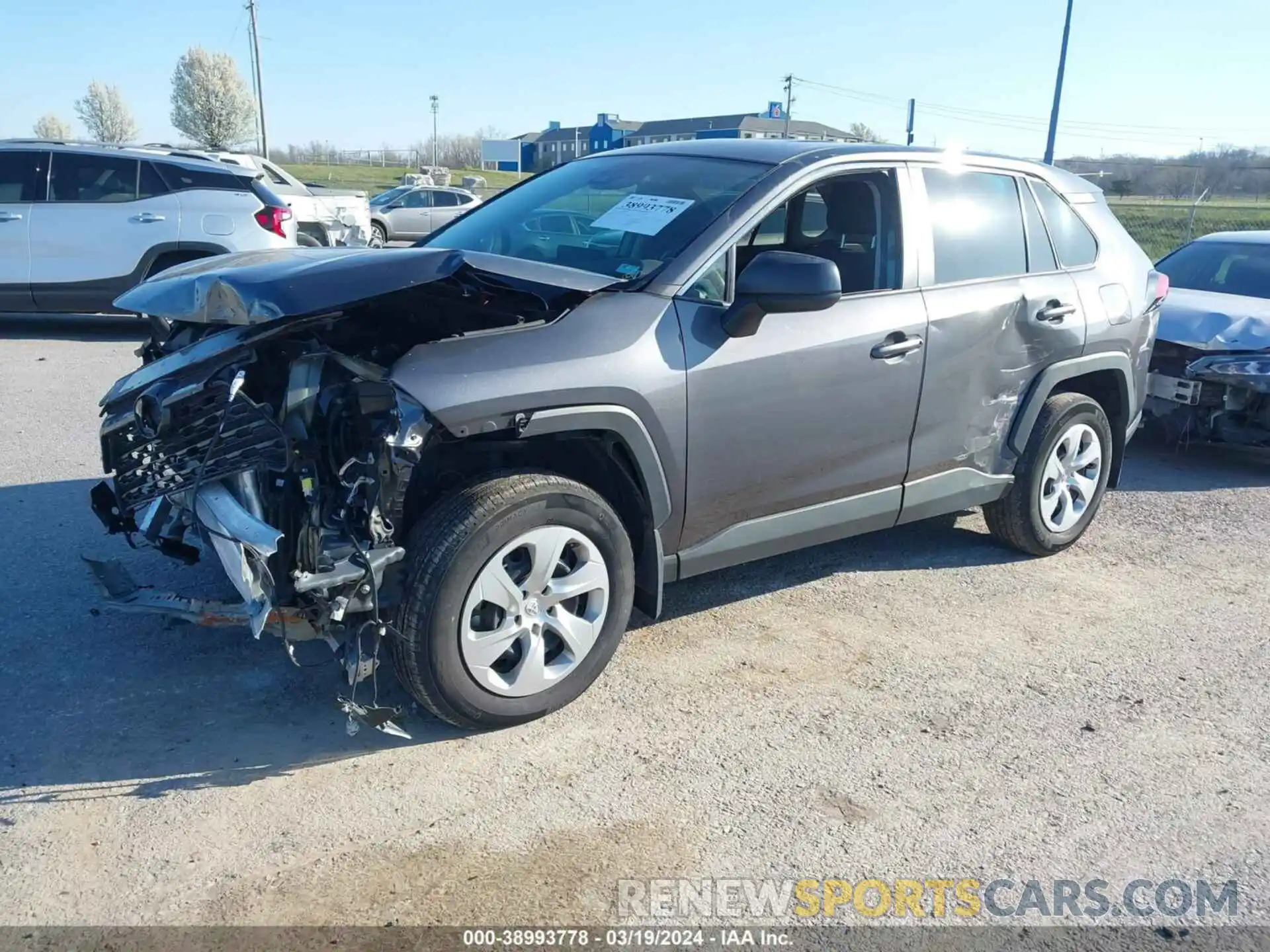 2 Photograph of a damaged car 2T3F1RFV7NW288889 TOYOTA RAV4 2022