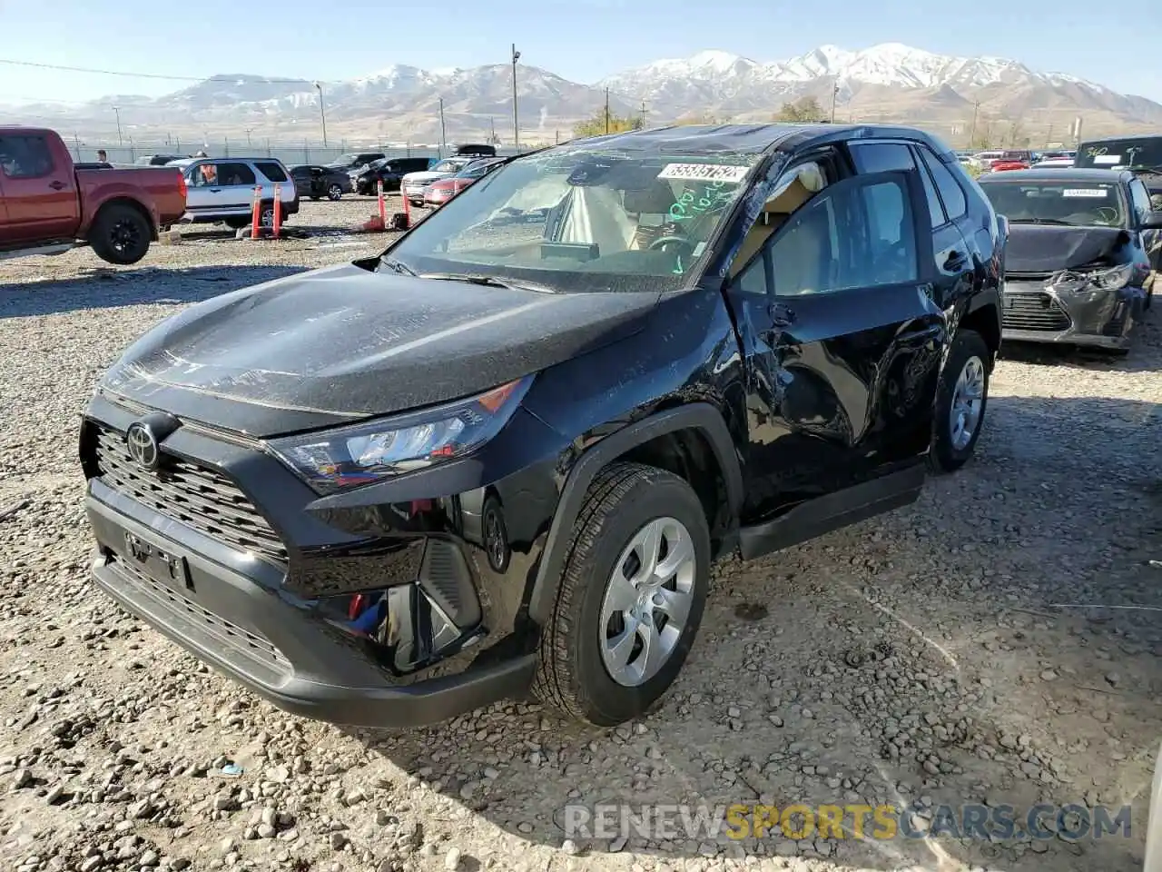 2 Photograph of a damaged car 2T3F1RFV7NW289671 TOYOTA RAV4 2022