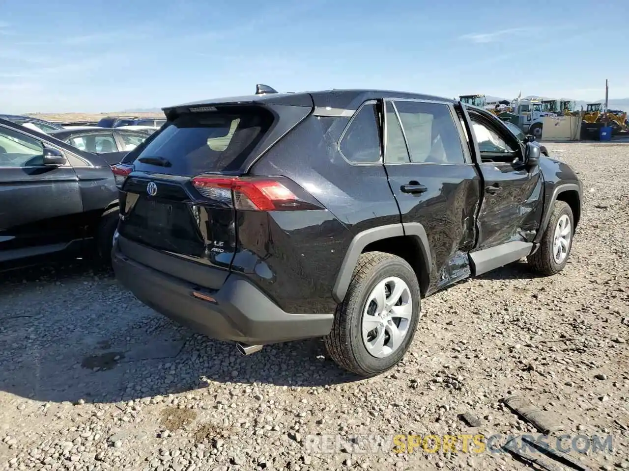 4 Photograph of a damaged car 2T3F1RFV7NW289671 TOYOTA RAV4 2022