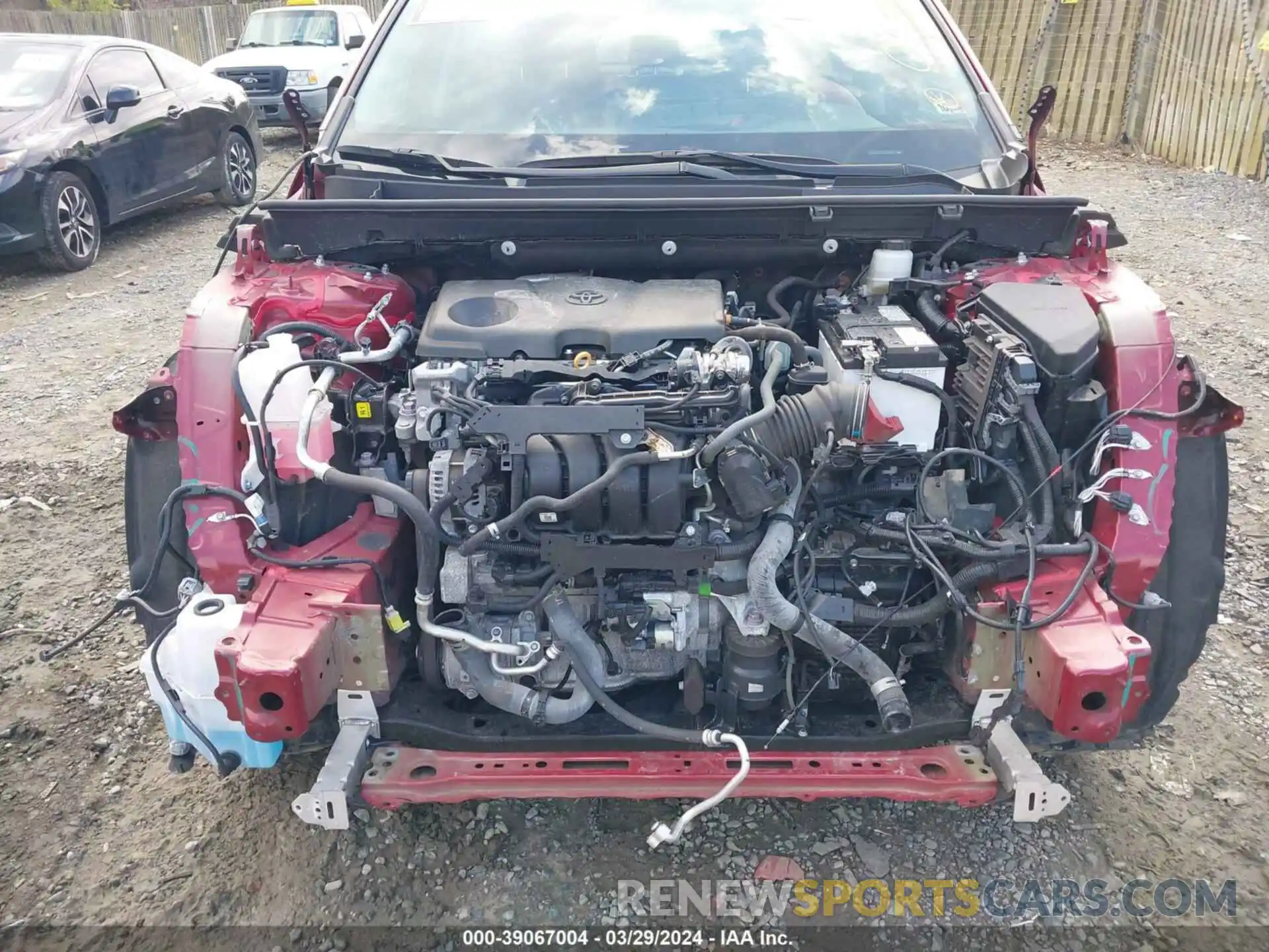 10 Photograph of a damaged car 2T3F1RFV7NW297284 TOYOTA RAV4 2022