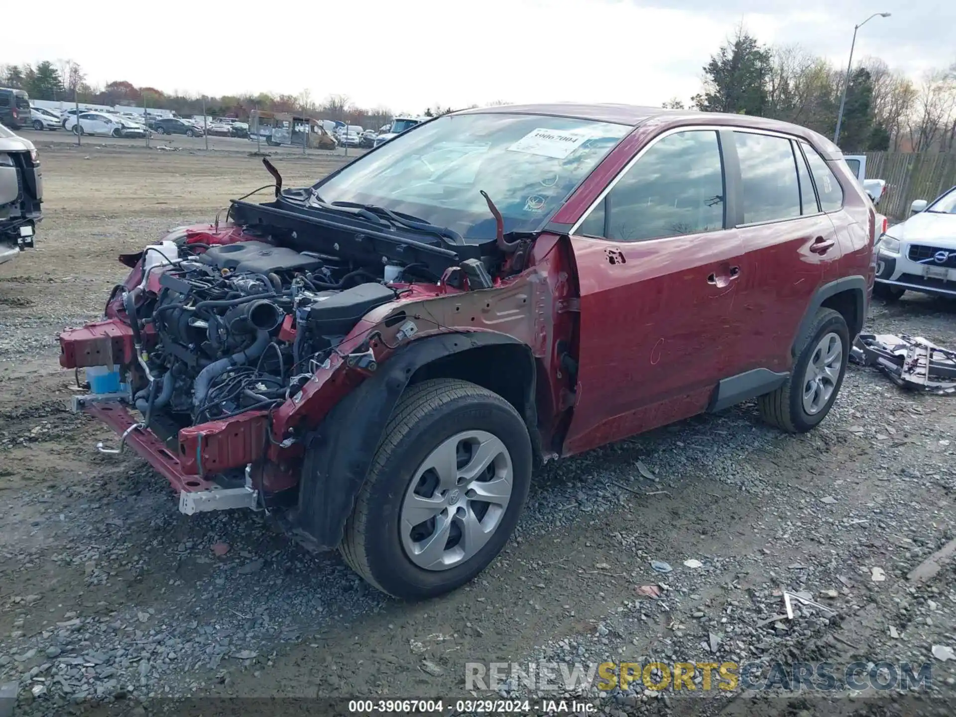 2 Photograph of a damaged car 2T3F1RFV7NW297284 TOYOTA RAV4 2022