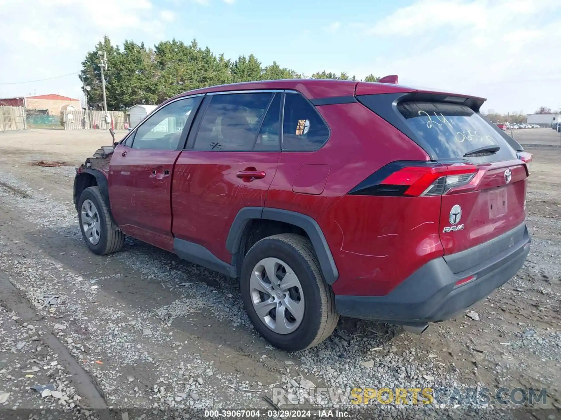 3 Фотография поврежденного автомобиля 2T3F1RFV7NW297284 TOYOTA RAV4 2022