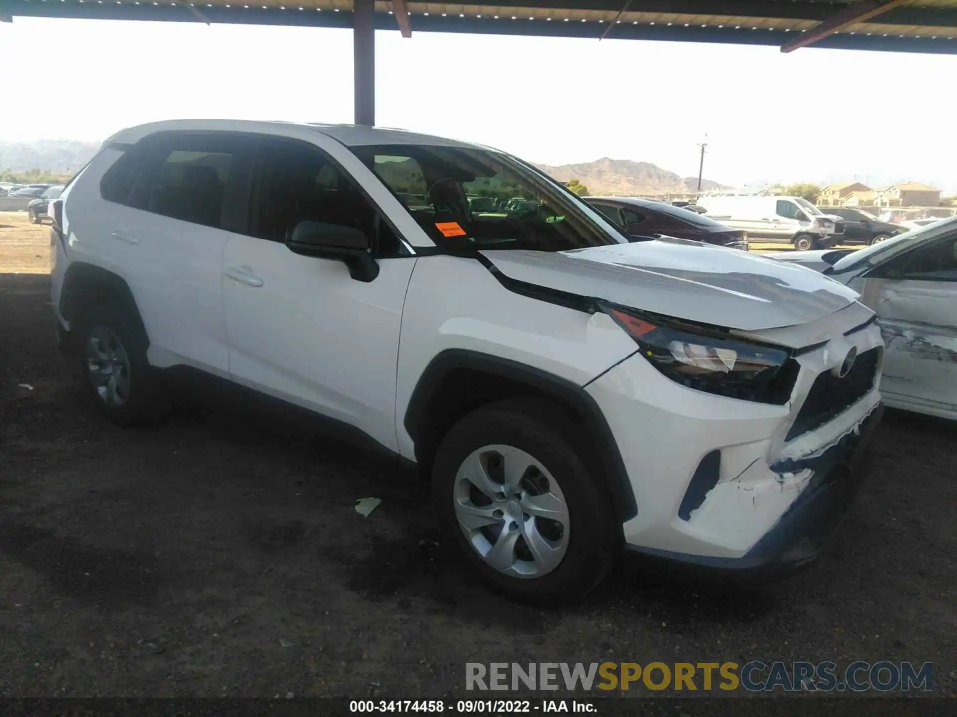 1 Photograph of a damaged car 2T3F1RFV8NC259239 TOYOTA RAV4 2022