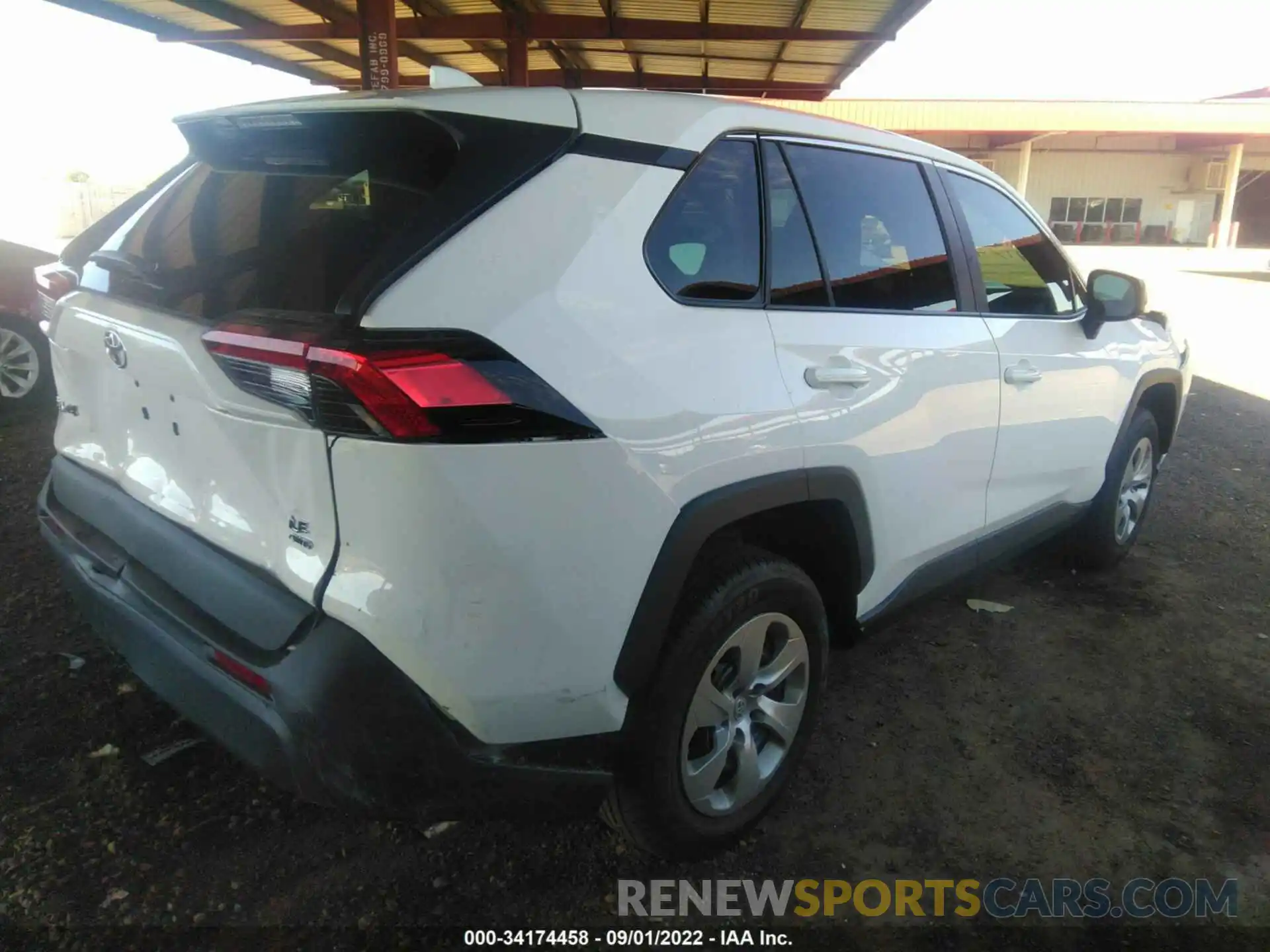 4 Photograph of a damaged car 2T3F1RFV8NC259239 TOYOTA RAV4 2022