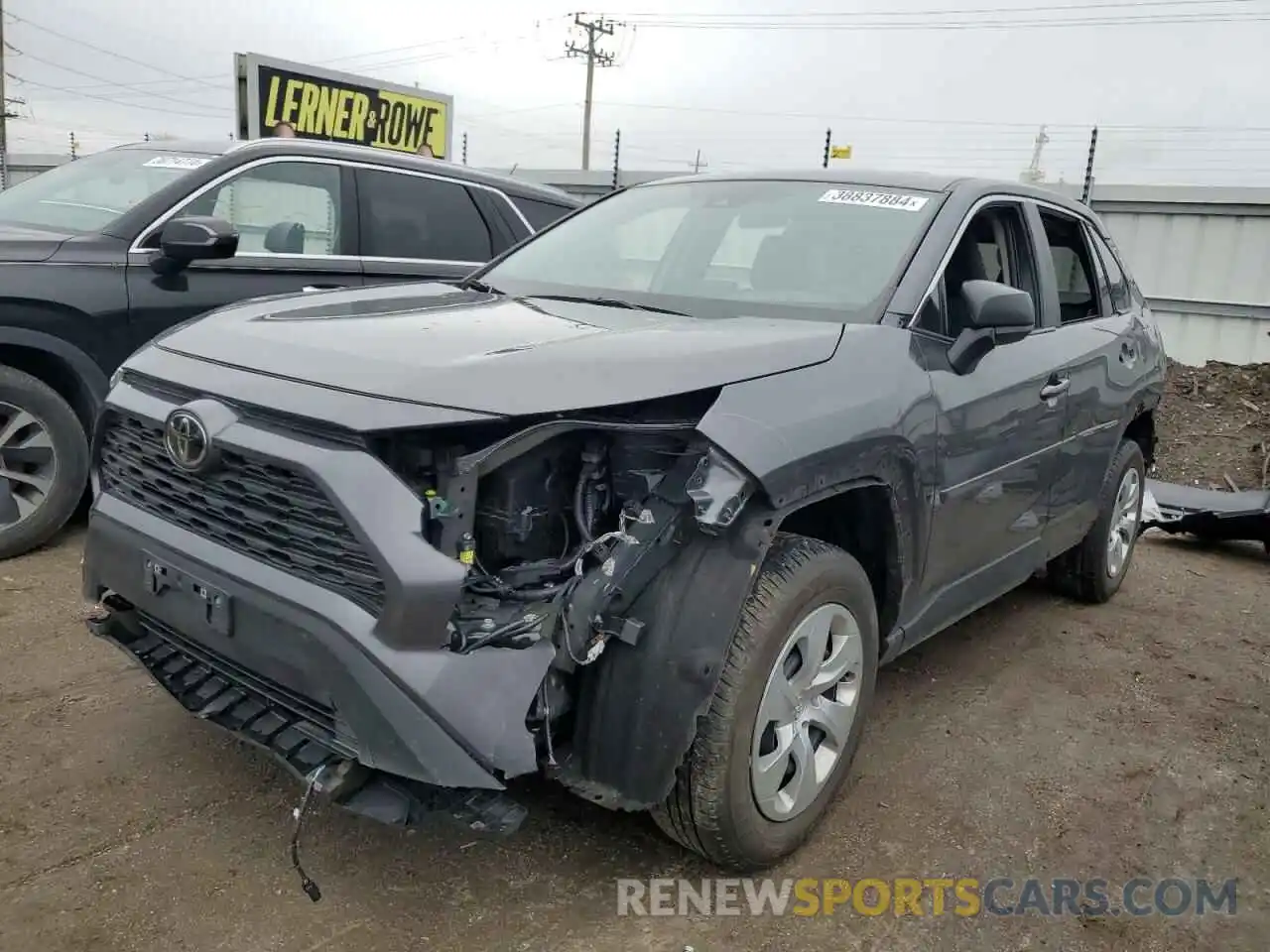 1 Photograph of a damaged car 2T3F1RFV8NC302459 TOYOTA RAV4 2022