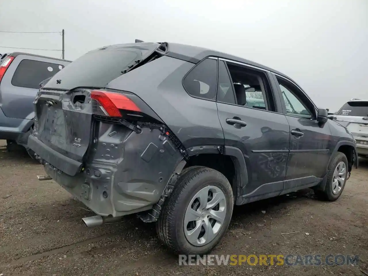 3 Photograph of a damaged car 2T3F1RFV8NC302459 TOYOTA RAV4 2022