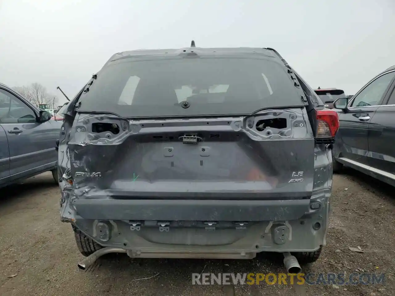 6 Фотография поврежденного автомобиля 2T3F1RFV8NC302459 TOYOTA RAV4 2022