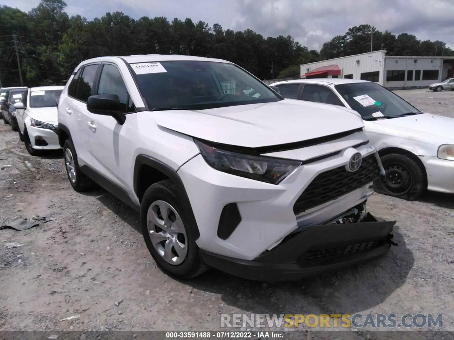 1 Photograph of a damaged car 2T3F1RFV9NW261483 TOYOTA RAV4 2022