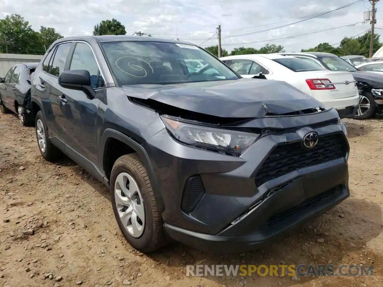 1 Photograph of a damaged car 2T3F1RFVXNC262644 TOYOTA RAV4 2022