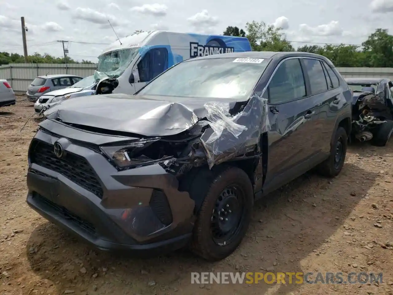 2 Photograph of a damaged car 2T3F1RFVXNC262644 TOYOTA RAV4 2022