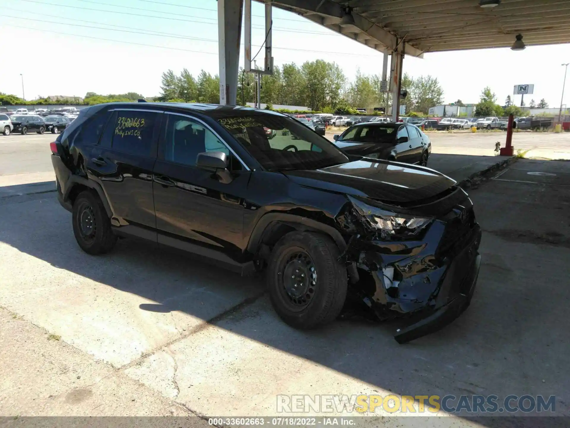 1 Фотография поврежденного автомобиля 2T3F1RFVXNC267861 TOYOTA RAV4 2022