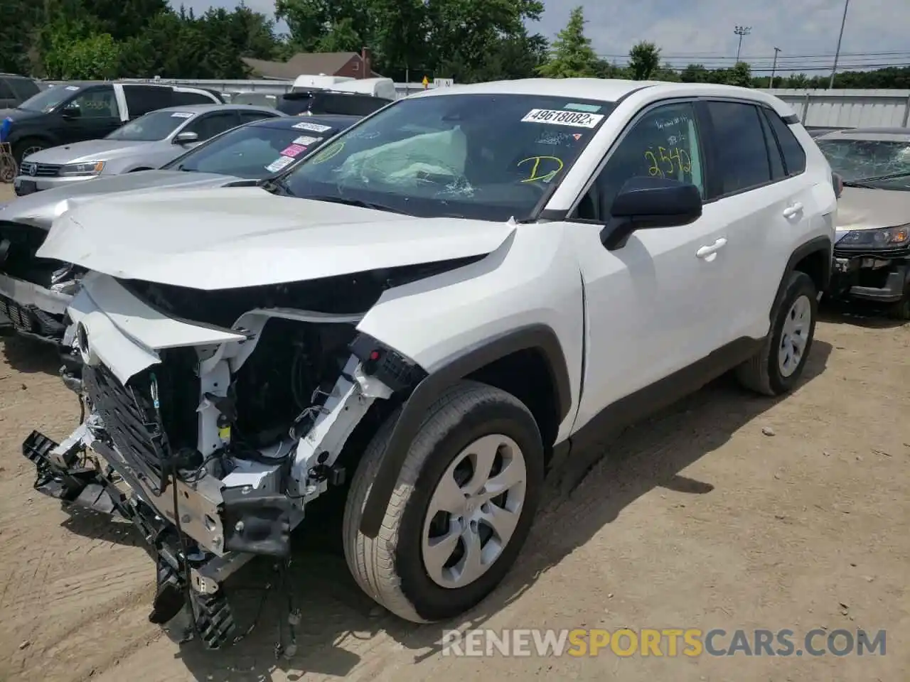 2 Photograph of a damaged car 2T3F1RFVXNW263162 TOYOTA RAV4 2022