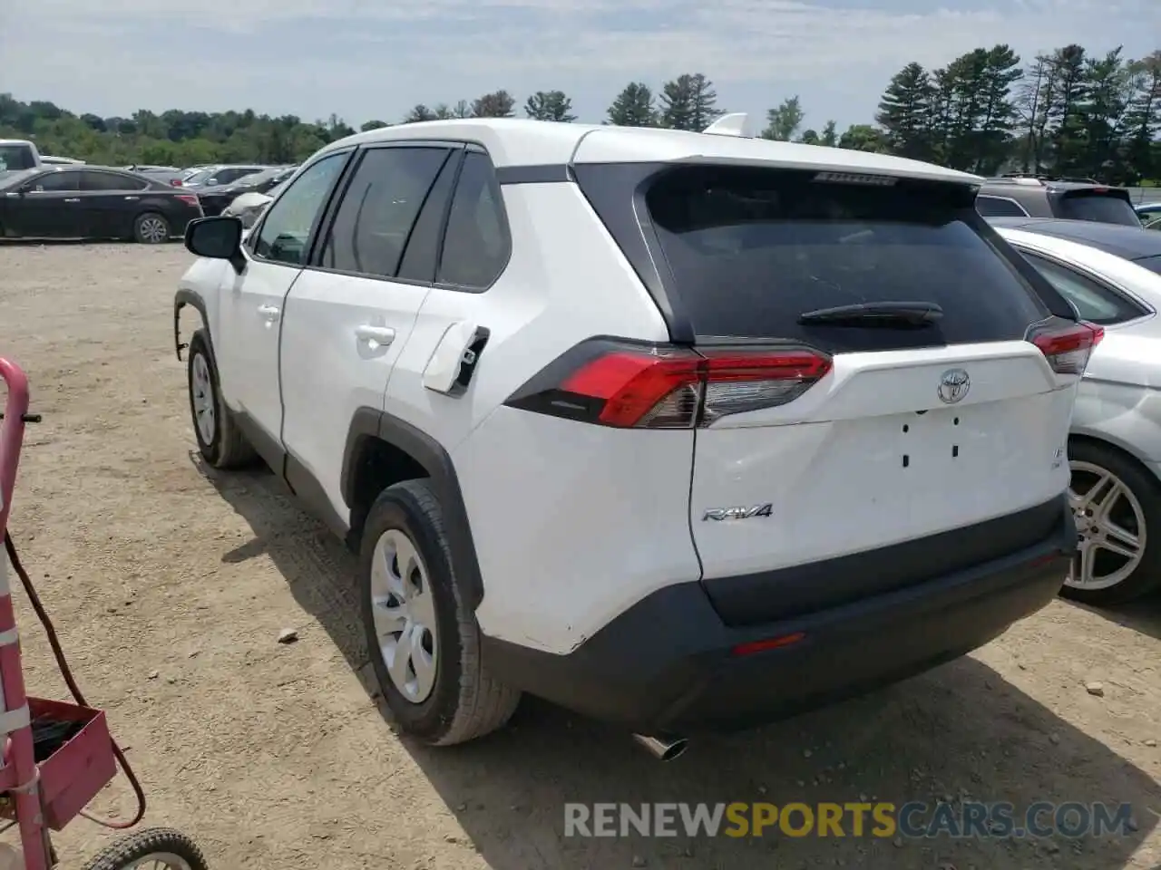 3 Photograph of a damaged car 2T3F1RFVXNW263162 TOYOTA RAV4 2022