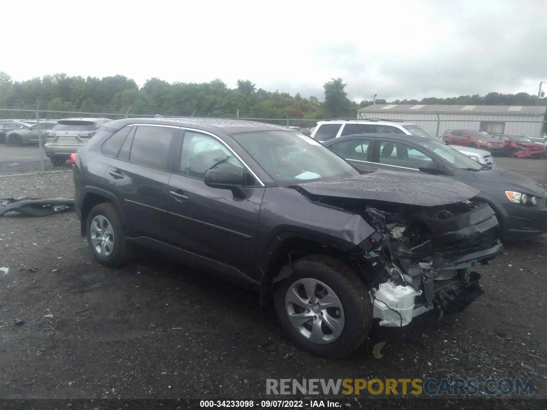 1 Photograph of a damaged car 2T3F1RFVXNW292600 TOYOTA RAV4 2022