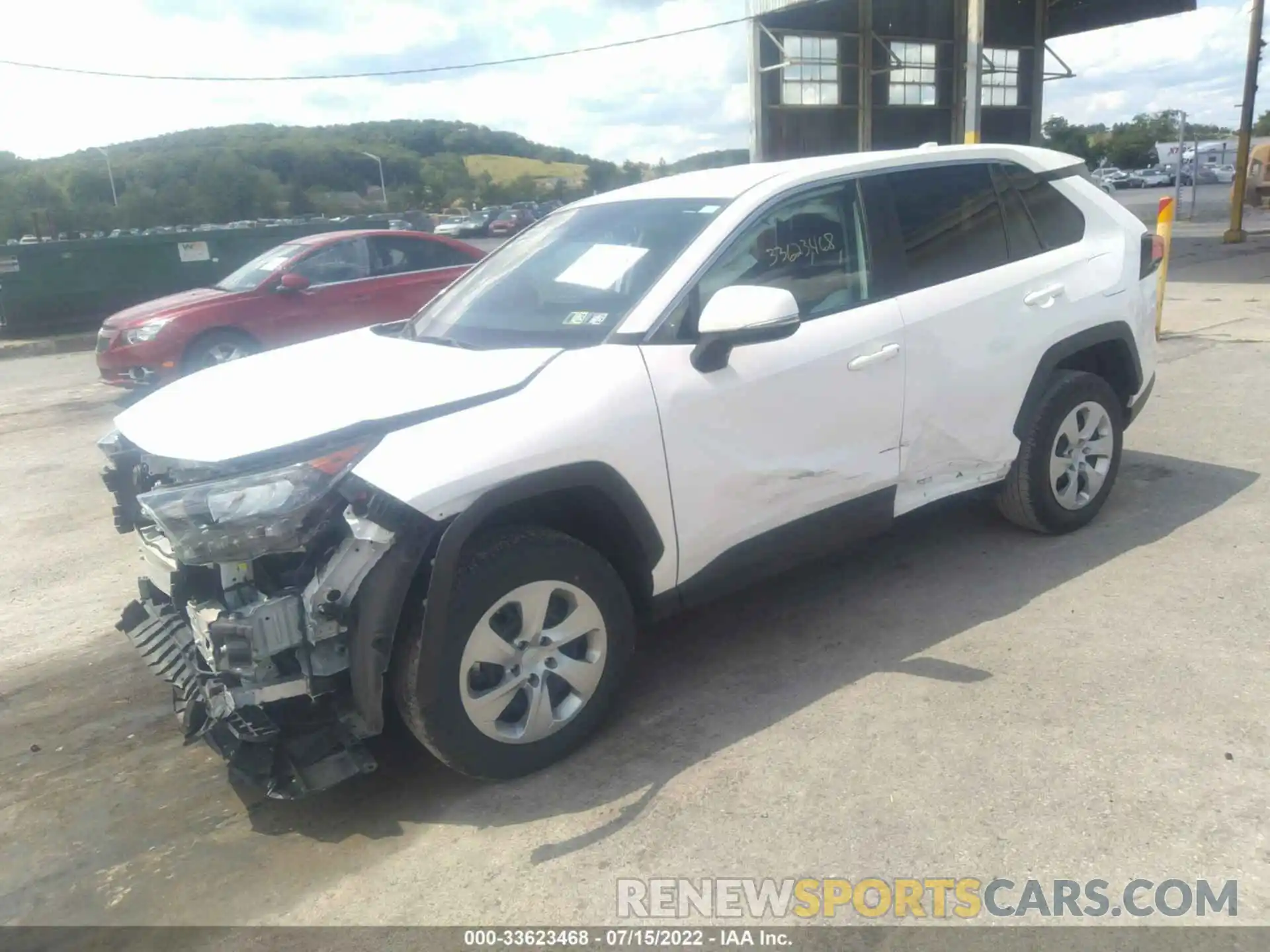 2 Photograph of a damaged car 2T3G1RFV1NC259457 TOYOTA RAV4 2022