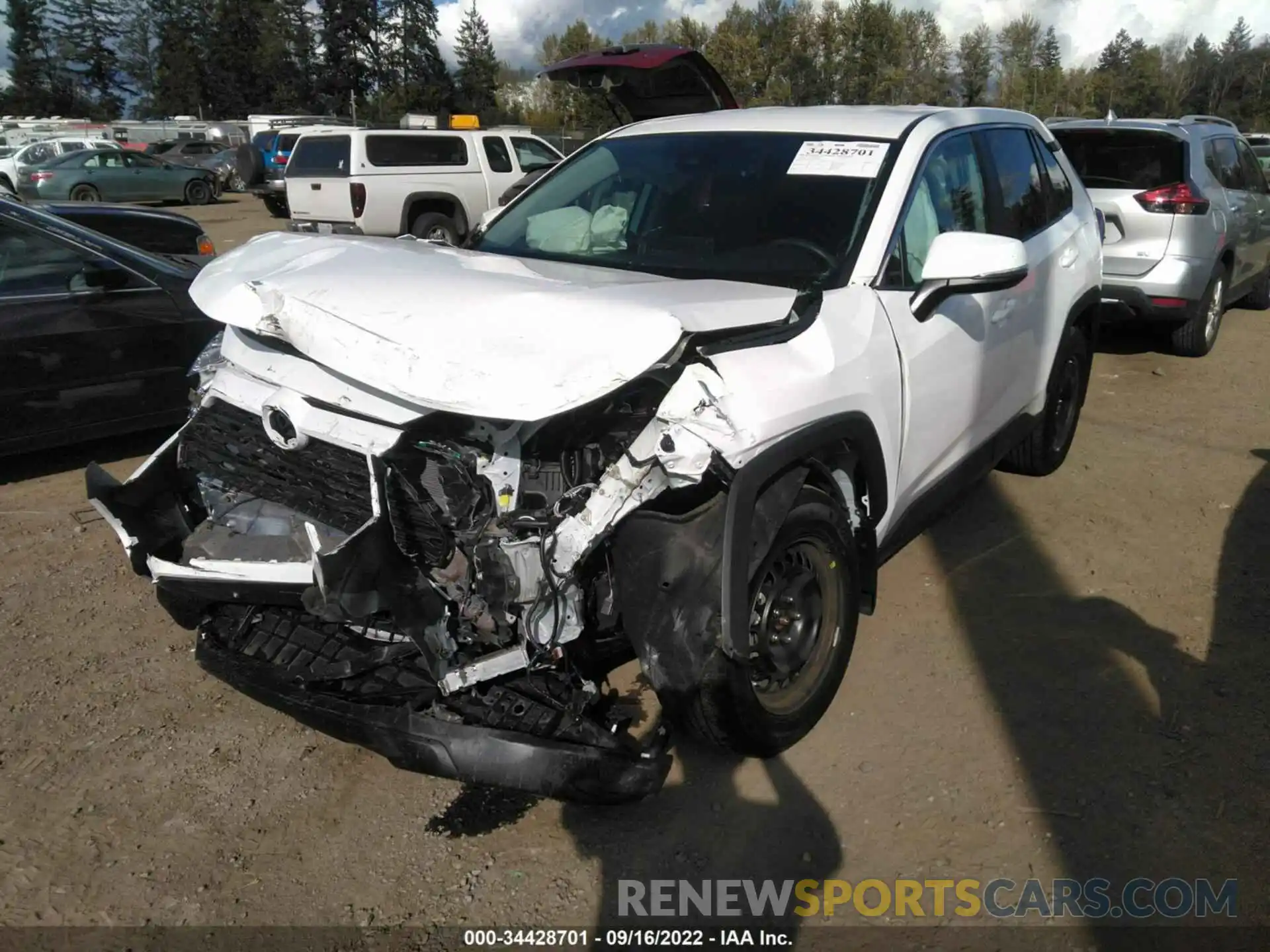 2 Photograph of a damaged car 2T3G1RFV5NC257906 TOYOTA RAV4 2022