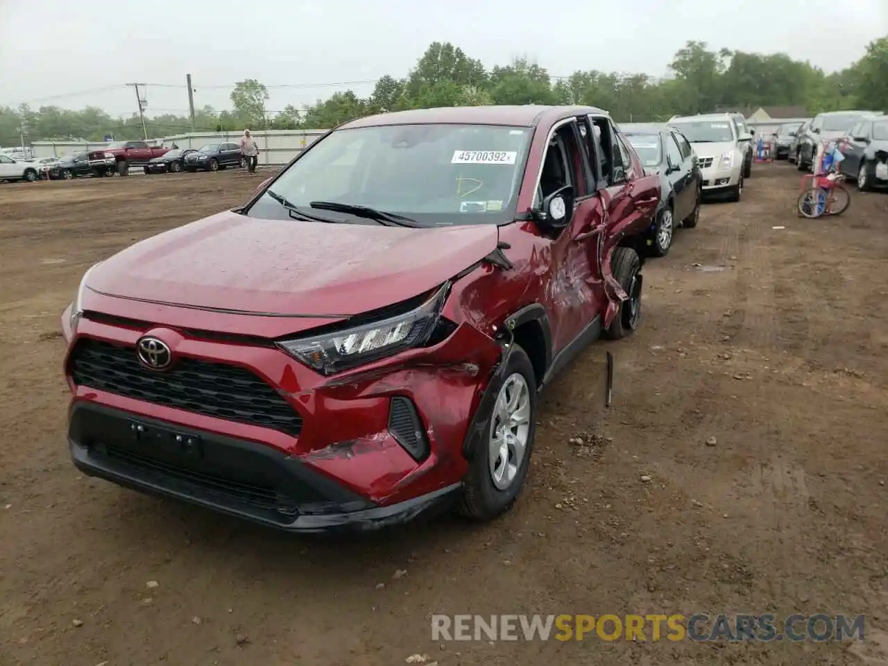 2 Photograph of a damaged car 2T3G1RFV5NW264336 TOYOTA RAV4 2022