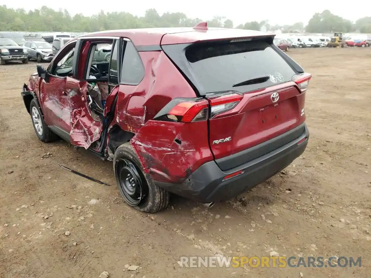 3 Photograph of a damaged car 2T3G1RFV5NW264336 TOYOTA RAV4 2022